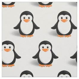 Schattige baby pinguïn stof