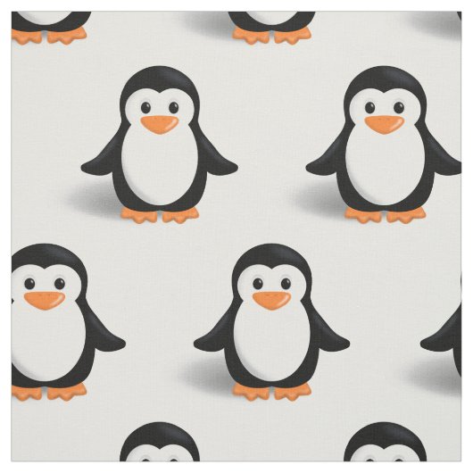 Schattige baby pinguïn stof (Swatch)