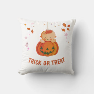 Schattige Baby pompoen Trick or treat Halloween Kussen