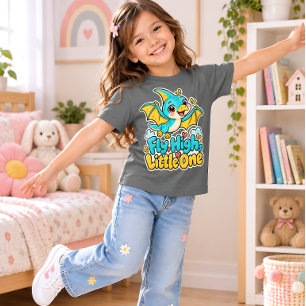 Schattige Baby Pterodactylus Vlieg Hoog Kleine Kid T-shirt