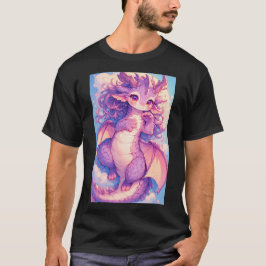 Schattige Baby Rave Draak Anime Kawaii Kunst 02 T-shirt