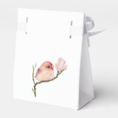 Schattige Baby Redpoll Bird Baby shower Bedankdoosjes (Achterkant)