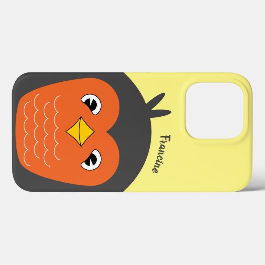 Schattige Baby Robin Case-Mate iPhone Case (Achterkant (horizontaal))