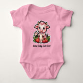 Schattige baby, schattige koe romper (Voorkant)