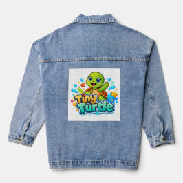 Schattige Baby Schildpad Denim Jacket