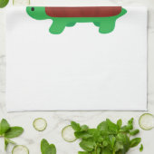 schattige baby schildpad theedoek (Gevouwen)