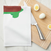 schattige baby schildpad theedoek (Quarter Fold)