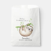 Schattige Baby-schoeisel met ventilatortas Bedankzakje (Voorkant)