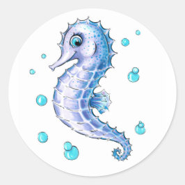 Schattige Baby Seahorse Sticker