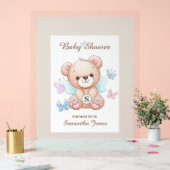 Schattige Baby shower acryl teken Acryl Bord (Huwelijk)