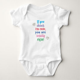 Schattige Baby shower cadeau, grappig bericht Romper