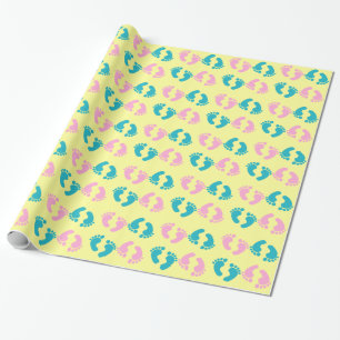 Schattige Baby Shower Cadeaupapier