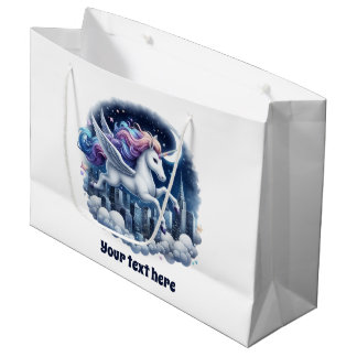 Schattige baby shower Eenhoorn Aanpasbaar Groot Cadeauzakje