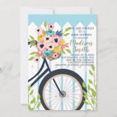 Schattige Baby shower Garden Party Bloemenuitnodig Kaart (Achterkant)