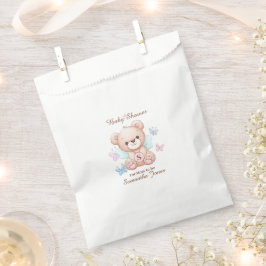 Schattige Baby shower gepersonaliseerd Bedankzakje