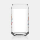 Schattige Baby shower gepersonaliseerd Blikvorm Glas (Links)