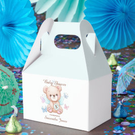 Schattige Baby shower gepersonaliseerde gunstbox Bedankdoosjes