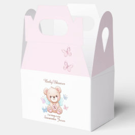 Schattige Baby shower gepersonaliseerde gunstbox Bedankdoosjes