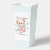 Schattige Baby shower gepersonaliseerde gunstbox Bedankdoosjes (Achterkant)