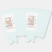 Schattige Baby shower gepersonaliseerde gunstbox Bedankdoosjes (Ongevouwen)