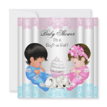 Schattige baby shower geslacht onthulling koppels