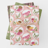 Schattige Baby shower Inpakpapier Vel (In situ)