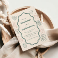 Schattige Baby shower met – Classic & Fun Design