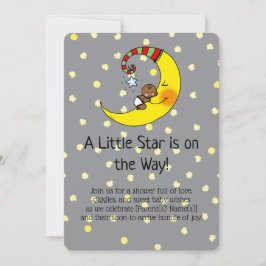 Schattige Baby shower onder de sterren Save The Date