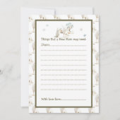 Schattige Baby shower van de noordpoolwolf Kaart (Voorkant)