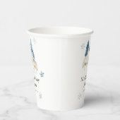 Schattige Baby shower van de noordpoolwolf Papieren Bekers (Rechts)