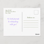 Schattige Baby shower van pastelpompoenen Briefkaart (Achterkant)