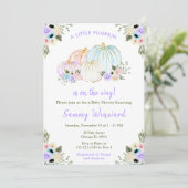 Schattige Baby shower van pastelpompoenen Kaart (Staand voorkant)