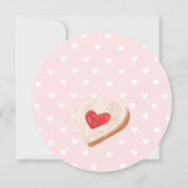 Schattige baby shower van zoete koek kaart (Achterkant)