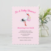 Schattige Baby shower voor speciale bezorgingsooie Kaart (Staand voorkant)