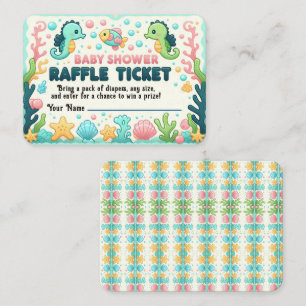 Schattige Baby shower Zee Life Raffle Ticket