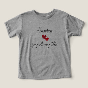 Schattige Baby T-Shirt -bewerkbare naam en tekst