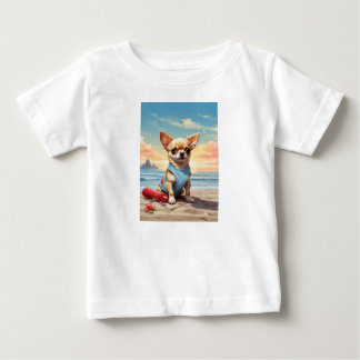 Schattige baby T-shirt in de vorm van je hondje vo