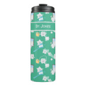 Schattige Baby Tanden Tandheelkundige Kantoor Tand Thermosbeker (Voorkant)