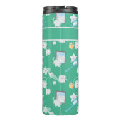 Schattige Baby Tanden Tandheelkundige Kantoor Tand Thermosbeker (Achterkant)