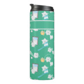 Schattige Baby Tanden Tandheelkundige Kantoor Tand Thermosbeker (Geroteerd rechts)