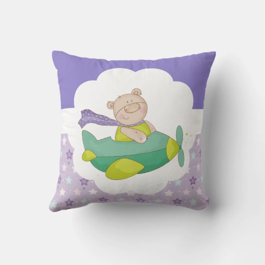 Schattige Baby Teddy Bear Kussen (Achterkant)