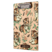 Schattige  Baby Tijgerpatroon Klembord (Links)