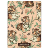 Schattige  Baby Tijgerpatroon Klembord (Achterkant)