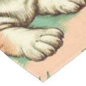 Schattige  Baby Tijgerpatroon Tafelkleed (Gekanteld)