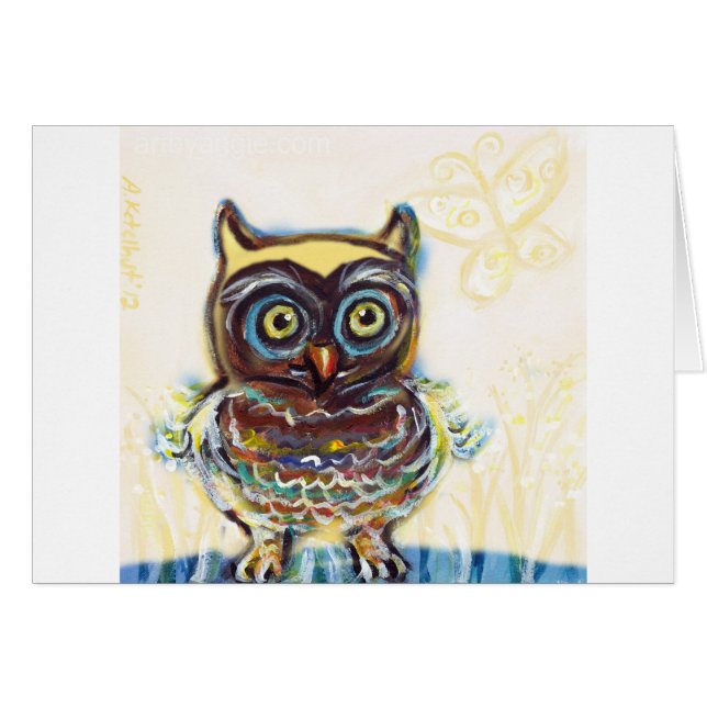 schattige baby uil (Voorkant Horizontaal)