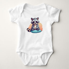 Schattige baby wasbeer – Adorable cartoon bodywarm Romper