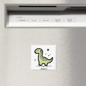 Schattige Baby Whale - Kawaii Zee Creature Line Ar Magneet (Insitu (Vaatwasser))