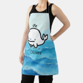 Schattige Baby Whale - Kawaii Zee Creature Line Ar Schort (Insitu)