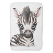 Schattige Baby Zebra Badmat (Voorkant Verticaal)