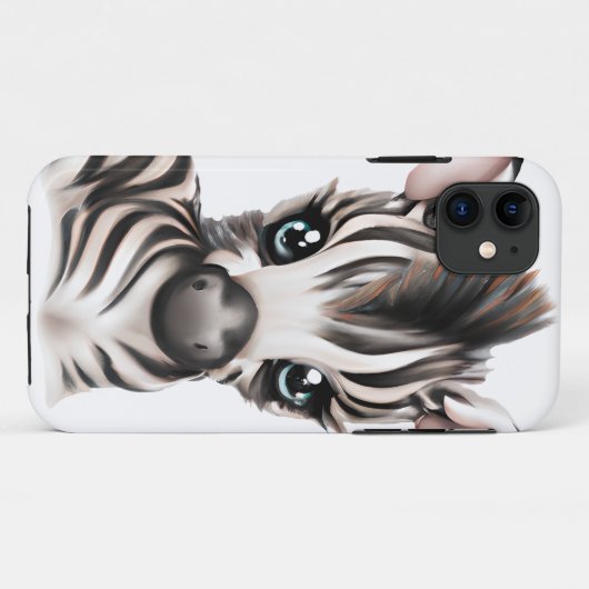 Schattige Baby Zebra Case-Mate iPhone Case (Achterkant (horizontaal))